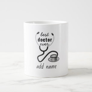 Custom Best Doctor Ever Graduation Appreciation Giant Coffee Mug