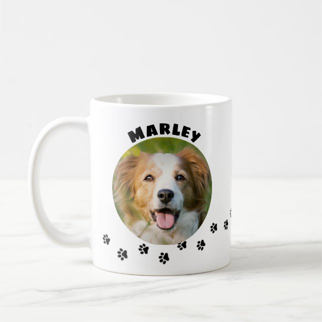 Custom “Best Dog Ever” Photo Mug (Left)