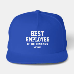 Custom Best employee of the year award gift Snap Back Hat