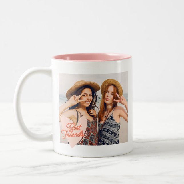 Custom Best Friend Photo Mug (Left)