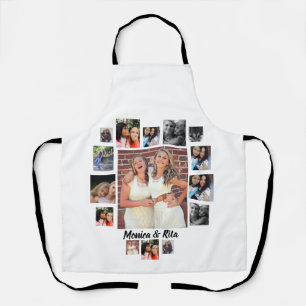 Custom Best Friends 15 Photo Collage Apron
