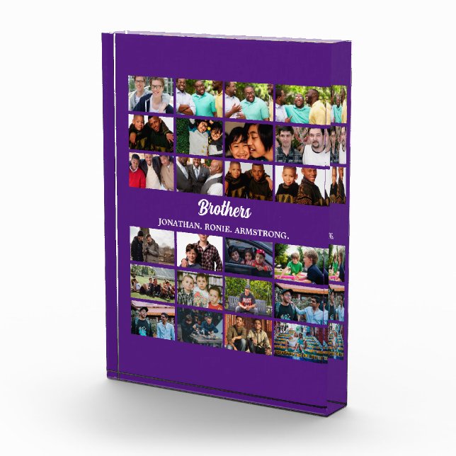 Custom Best Friends Forever Brothers Photo Collage (Right)