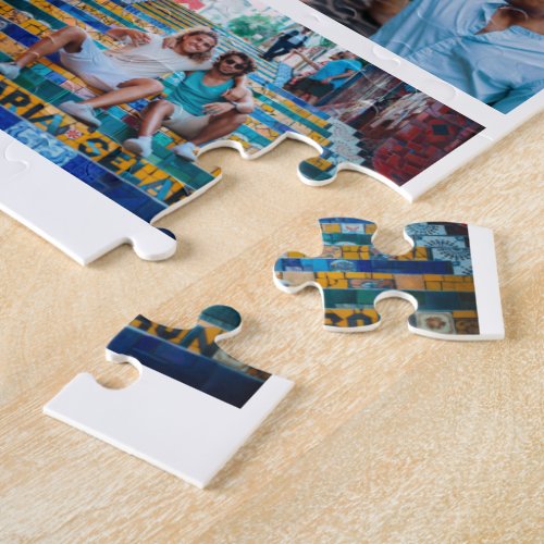 Custom Best Friends Forever Brothers Photo Collage Jigsaw Puzzle