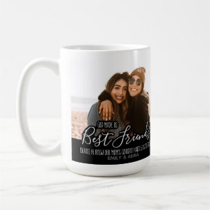 Custom Best Friends Photo Trendy Friendship Coffee Mug