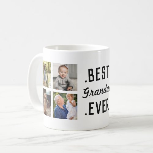 Custom Best Grandad Ever Photo Mug