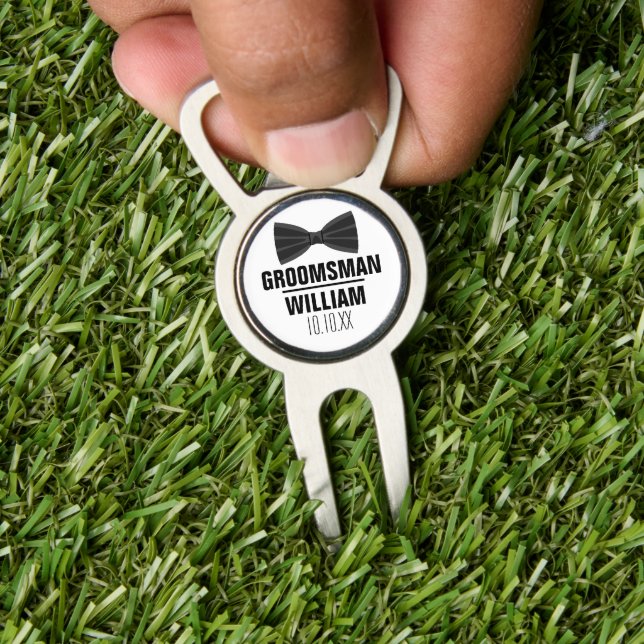 Custom Best Man Groomsman Wedding Divot Tool (Insitu 1)