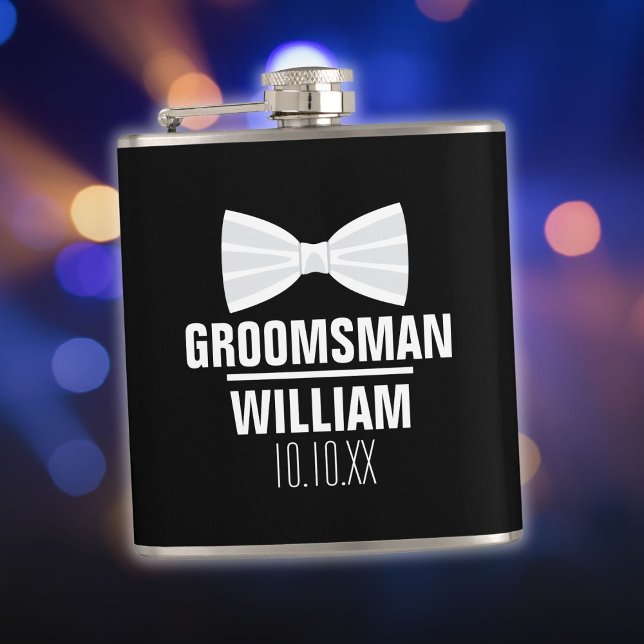 Custom Best Man Groomsman Wedding Flask (Custom Best Man Groomsman Wedding Flask)