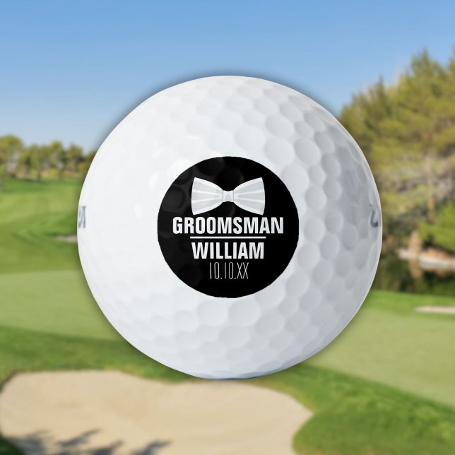Custom Best Man Groomsman Wedding Golf Balls (Custom Best Man Groomsman Wedding Golf Balls)