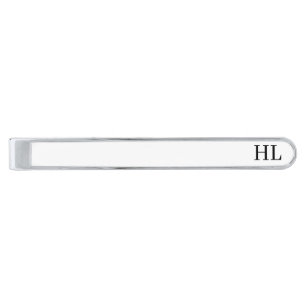 Custom Best Man Tie Clip，Personalized Groomsman Gi Silver Finish Tie Bar