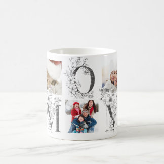 Custom Best | MOM | Ever Floral Multi Photo Coffee Mug