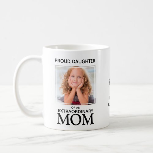 Custom Best Mom Ever Photo Coffee Mug