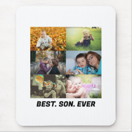 Custom Best Son Ever 6 photo collage    Mouse Pad