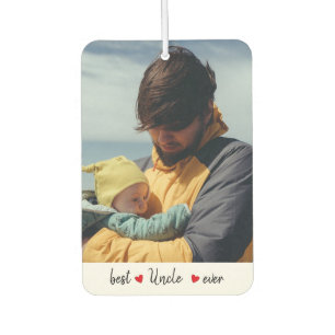 Custom Best Uncle Ever 2 Photo  Air Freshener
