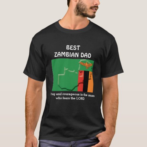 Custom BEST ZAMBIAN DAD T_Shirt