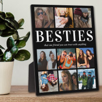 Custom Besties Gift | Best Friend Plaque