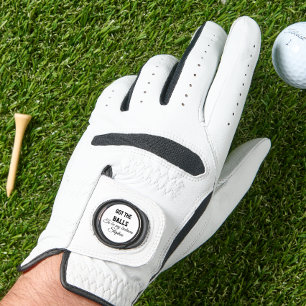 Custom bestman wedding proposal golf glove