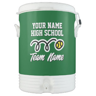 Custom beverage cooler for high school tennis team