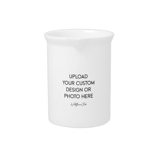 Custom  beverage pitcher (Front)