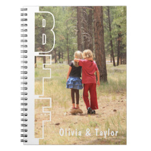 Custom BFF Photo Illusion Notebook