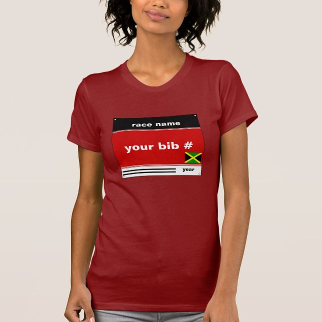 custom bib # apparel T-Shirt (Front)