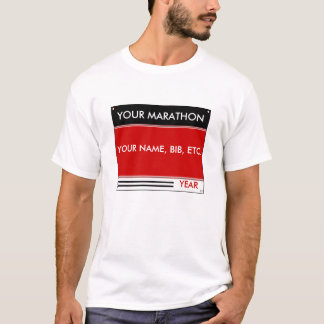 Custom Bib Number T-Shirt