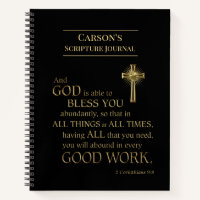 Custom Bible Scripture Journal