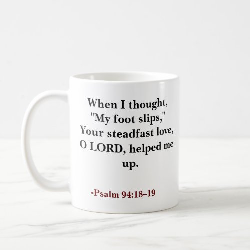 Custom bible verse Christian  Coffee Mug