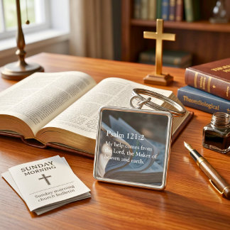 Custom Bible Verse Christmas Gifts for Pastors Keychain
