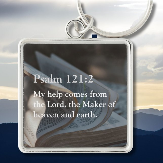 Custom Bible Verse Christmas Gifts for Pastors Keychain (Unique Christmas Gifts for Pastors)