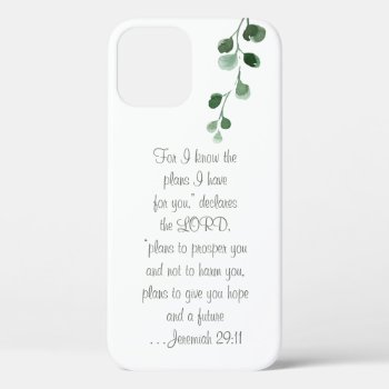 Custom Bible Verse Floral Shabby Chic Phone Case by Christian_Soldier at Zazzle
