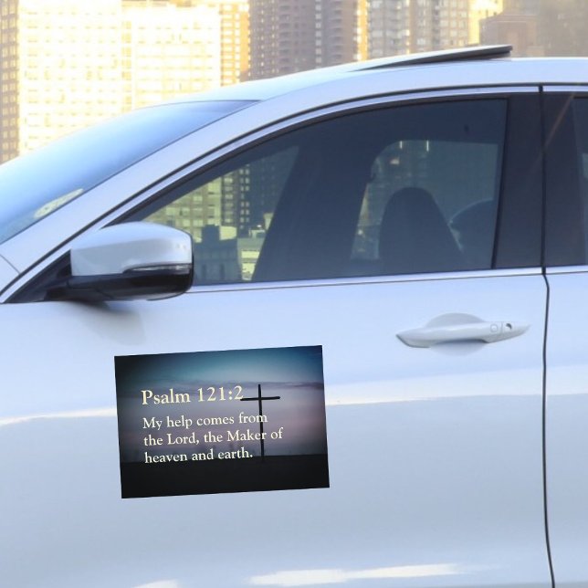 Custom Bible Verse Quote Christian Gifts for Women Car Magnet (Christian Gifts for Women)