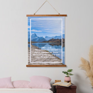 Custom bible verses quotes and personalized word hanging tapestry