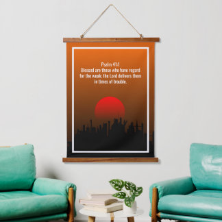 Custom bible verses quotes and personalized word hanging tapestry