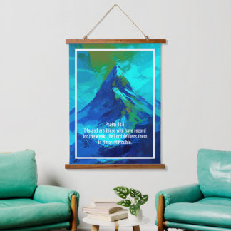 Custom bible verses quotes and personalized word hanging tapestry