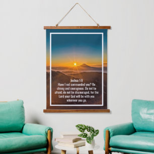Custom bible verses quotes and personalized word hanging tapestry