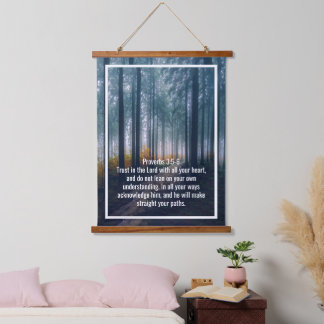 Custom bible verses quotes and personalized word hanging tapestry