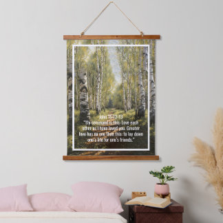 Custom bible verses quotes and personalized word hanging tapestry