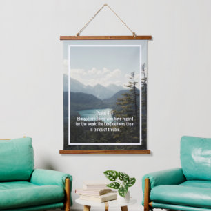 Custom bible verses quotes and personalized word hanging tapestry