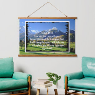 Custom bible verses quotes and personalized word hanging tapestry
