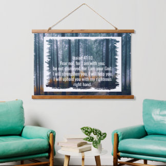 Custom bible verses quotes and personalized word hanging tapestry
