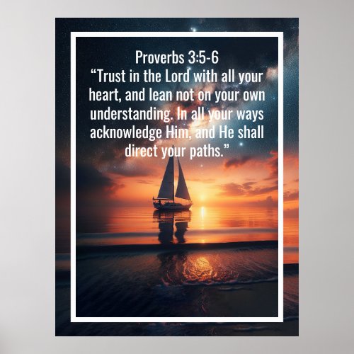 Custom bible verses quotes and personalized word poster