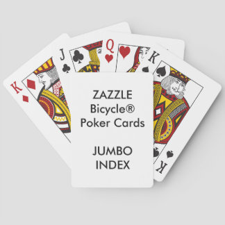Custom Bicycle® Poker Playing Cards JUMBO INDEX