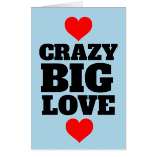 CUSTOM BIG LOVE JUMBO HUGE GREETING CARD 