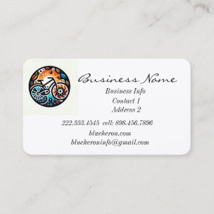 Custom Bike Cycling Biking Sport Fitness Business Card