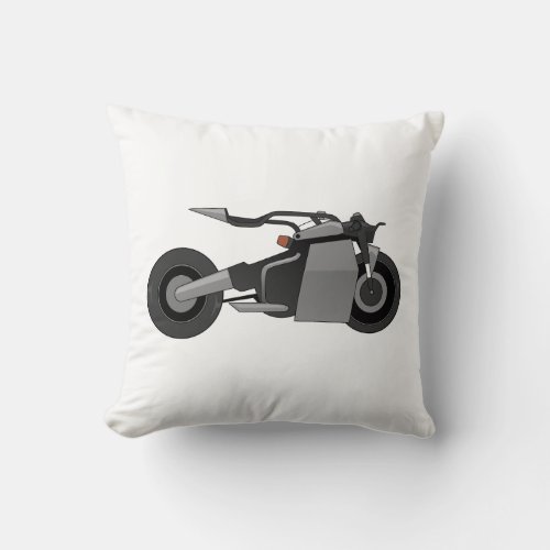 Custom bike simple style throw pillow
