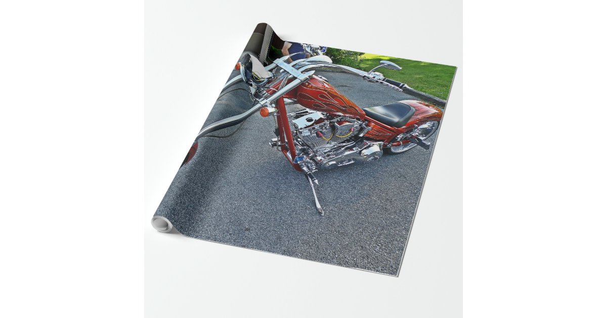 Custom bike wrapping paper Zazzle