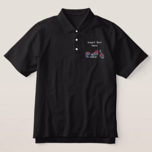 Custom Biker Embroidered Shirt