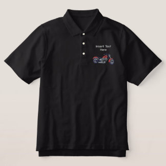 Custom Biker Embroidered Shirt