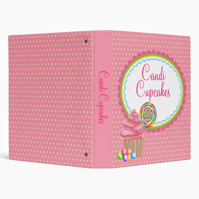 Custom BInder For Candace- Candi Cupcakes (Background)