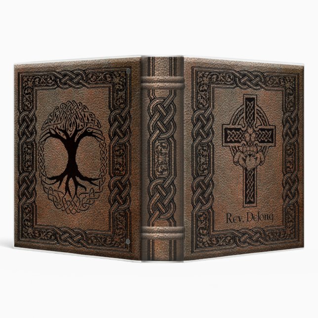 Custom binder for Rev. DeJong (Background)